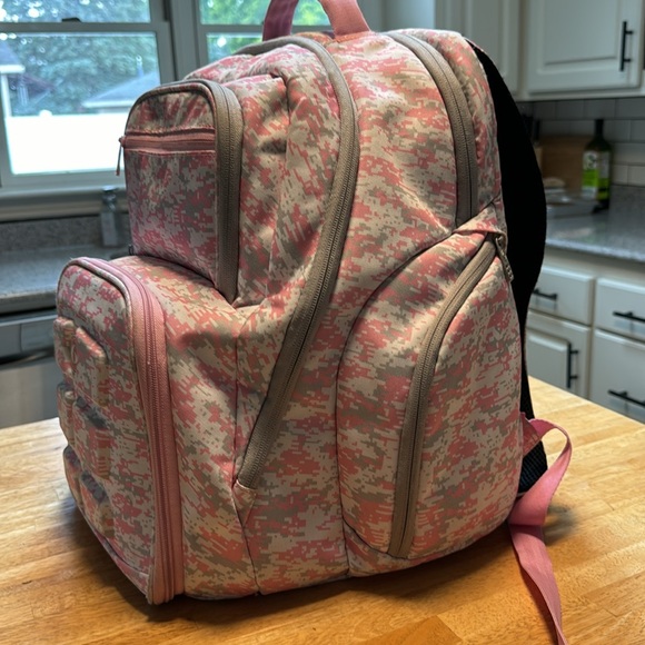 Pink Camouflage Backpack - Picture 4 of 7